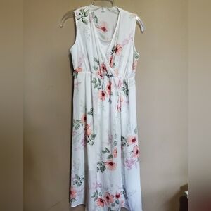 Floral wrap dress size medium